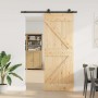 Puerta corredera con herrajes madera maciza de pino 80x210 cm | Foro24.es | Tu tienda online para hogar, jardín y más Foro24.es
