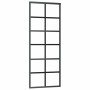 Puerta corredera con set herrajes vidrio ESG aluminio 76x205 cm by , Doors for the home - Ref: Foro24-3332839, Price: 233,00 ...