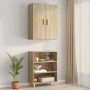 Armario colgante de pared roble Sonoma 69,5x34x90 cm de vidaXL, Aparadores - Ref: Foro24-812261, Precio: 86,15 €, Descuento: %