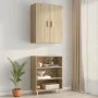 Armario colgante de pared roble Sonoma 69,5x34x90 cm de vidaXL, Aparadores - Ref: Foro24-812261, Precio: 82,27 €, Descuento: %