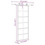 Puerta corredera con set herrajes vidrio ESG aluminio 76x205 cm by , Doors for the home - Ref: Foro24-3332839, Price: 233,00 ...
