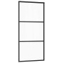 Puerta corredera con set herrajes vidrio ESG aluminio 90x205 cm de , Puertas para el hogar - Ref: Foro24-3332807, Precio: 246...