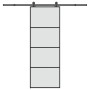 Puerta corredera con set herrajes vidrio ESG aluminio 76x205 cm by , Doors for the home - Ref: Foro24-3332864, Price: 205,59 ...