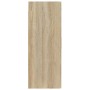 Armario colgante de pared roble Sonoma 69,5x34x90 cm de vidaXL, Aparadores - Ref: Foro24-812261, Precio: 86,15 €, Descuento: %
