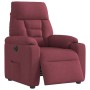 Sillón reclinable eléctrico tela rojo tinto | Foro24.es | Tu tienda online para hogar, jardín y más Foro24.es