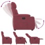 Sillón reclinable eléctrico tela rojo tinto | Foro24.es | Tu tienda online para hogar, jardín y más Foro24.es