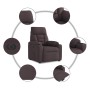 Sillón reclinable eléctrico tela marrón oscuro | Foro24.es | Tu tienda online para hogar, jardín y más Foro24.es