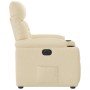 Sillón reclinable eléctrico de tela crema by , Armchairs - Ref: Foro24-3303020, Price: 195,75 €, Discount: %