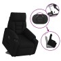 Sillón reclinable elevable tela negro
