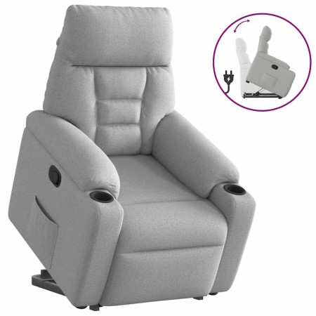 Sillón reclinable elevable de tela gris nube von , Sessel - Ref: Foro24-3303041, Preis: 255,50 €, Rabatt: %