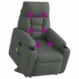 Silla de masaje reclinable de pie de tela gris oscuro | Foro24.es | Tu tienda online para hogar, jardín y más Foro24.es