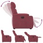 Sillón eléctrico reclinable elevable de tela rojo tinto | Foro24.es | Tu tienda online para hogar, jardín y más Foro24.es