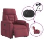 Sillón eléctrico reclinable elevable de tela rojo tinto | Foro24.es | Tu tienda online para hogar, jardín y más Foro24.es
