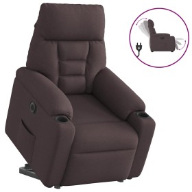 Sillón eléctrico reclinable elevable de tela
