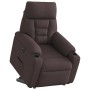 Sillón eléctrico reclinable elevable de tela marrón oscuro | Foro24.es | Tu tienda online para hogar, jardín y más Foro24.es