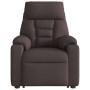 Sillón eléctrico reclinable elevable de tela marrón oscuro | Foro24.es | Tu tienda online para hogar, jardín y más Foro24.es