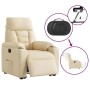Sillón eléctrico reclinable elevable de tela color crema by , Armchairs - Ref: Foro24-3303060, Price: 265,12 €, Discount: %