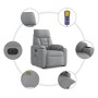 Sillón de masaje eléctrico reclinable elevable tela gris claro de , Sillones - Ref: Foro24-3303062, Precio: 319,04 €, Descuen...