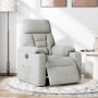 Sillón reclinable eléctrico tela de microfibra gris claro | Foro24.es | Tu tienda online para hogar, jardín y más Foro24.es