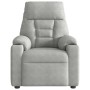 Sillón reclinable eléctrico tela de microfibra gris claro | Foro24.es | Tu tienda online para hogar, jardín y más Foro24.es