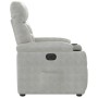 Sillón reclinable eléctrico tela de microfibra gris claro | Foro24.es | Tu tienda online para hogar, jardín y más Foro24.es
