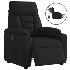 Sillón reclinable eléctrico tela de microfibra