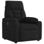 Sillón reclinable eléctrico tela de microfibra negro de , Sillones - Ref: Foro24-3303076, Precio: 234,96 €
