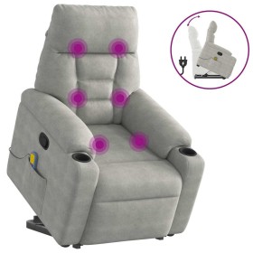 Sillón reclinable de masaje elevable tela