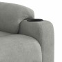 Sillón reclinable de masaje elevable tela microfibra gris claro | Foro24.es | Tu tienda online para hogar, jardín y más Foro24.es