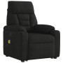Sillón reclinable de masaje elevable tela de microfibra negro by , Armchairs - Ref: Foro24-3303097, Price: 282,78 €, Discount: %