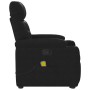 Sillón reclinable de masaje elevable tela de microfibra negro by , Armchairs - Ref: Foro24-3303097, Price: 282,78 €, Discount: %