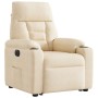 Sillón eléctrico reclinable elevable tela microfibra beige | Foro24.es | Tu tienda online para hogar, jardín y más Foro24.es