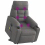 Sillón masaje eléctrico reclinable elevable tela gris oscuro | Foro24.es | Tu tienda online para hogar, jardín y más Foro24.es