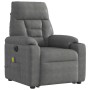 Sillón masaje eléctrico reclinable elevable tela gris oscuro | Foro24.es | Tu tienda online para hogar, jardín y más Foro24.es