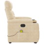 Sillón masaje eléctrico reclinable elevable tela crema | Foro24.es | Tu tienda online para hogar, jardín y más Foro24.es