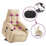 Sillón masaje eléctrico reclinable elevable tela crema | Foro24.es | Tu tienda online para hogar, jardín y más Foro24.es