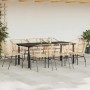 Juego comedor jardín 9 pzas ratán sintético marrón | Foro24.es | Tu tienda online para hogar, jardín y más Foro24.es