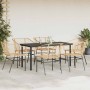 Juego de comedor de jardín 7 pzas ratán PE marrón von , Gartensets - Ref: Foro24-3334594, Preis: 377,75 €, Rabatt: %