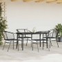 Juego de comedor jardín 5 piezas ratán sintético vidrio negro de , Conjuntos de jardín - Ref: Foro24-3334487, Precio: 290,99 ...