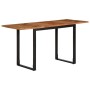 Mesa de comedor 140x70x75 cm madera maciza acacia | Foro24.es | Tu tienda online para hogar, jardín y más Foro24.es