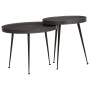 Mesa de centro 2 uds madera contrachapada negra | Foro24.es | Tu tienda online para hogar, jardín y más Foro24.es