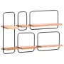 Estantes de pared 5 unidades madera maciza acacia | Foro24.es | Tu tienda online para hogar, jardín y más Foro24.es