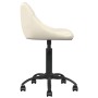 Silla de comedor de terciopelo crema | Foro24.es | Tu tienda online para hogar, jardín y más Foro24.es
