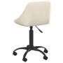 Silla de comedor de terciopelo crema | Foro24.es | Tu tienda online para hogar, jardín y más Foro24.es