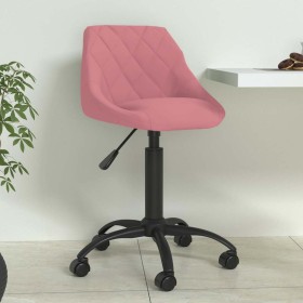 Silla de comedor terciopelo rosa