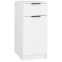 White plywood desk cabinet 33.5x50x75 cm by vidaXL, Lockers and storage cabinets - Ref: Foro24-811502, Price: 71,39 €, Discou...