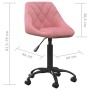 Silla de comedor terciopelo rosa by , dining chairs - Ref: Foro24-335365, Price: 92,87 €, Discount: %