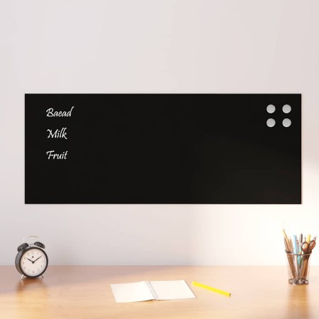 Pizarra magnética de pared vidrio templado negro 100x40 cm von , Whiteboards - Ref: Foro24-4008610, Preis: 37,20 €, Rabatt: %