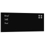 Pizarra magnética de pared vidrio templado negro 100x40 cm von , Whiteboards - Ref: Foro24-4008610, Preis: 37,20 €, Rabatt: %