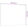 Pizarra magnética de pared vidrio templado negro 80x60 cm | Foro24.es | Tu tienda online para hogar, jardín y más Foro24.es